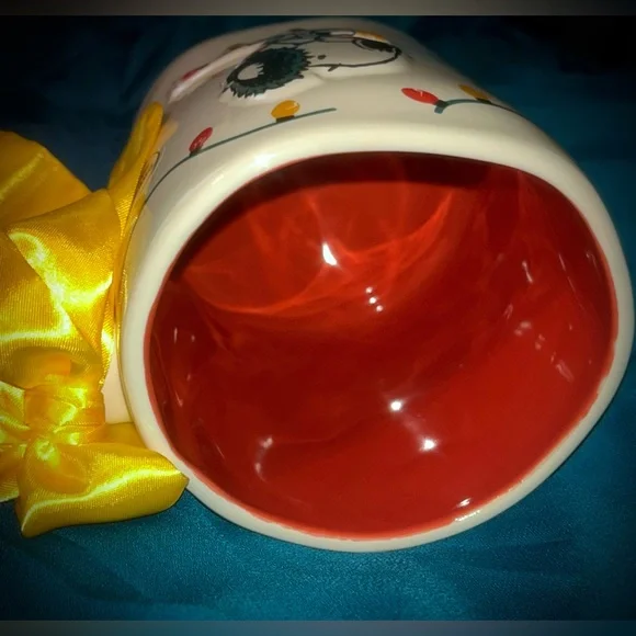 Rae Dunn Peanuts Snoopy Holiday Christmas Double Sided "Merry and Bright" Mug - Picture 6 of 6